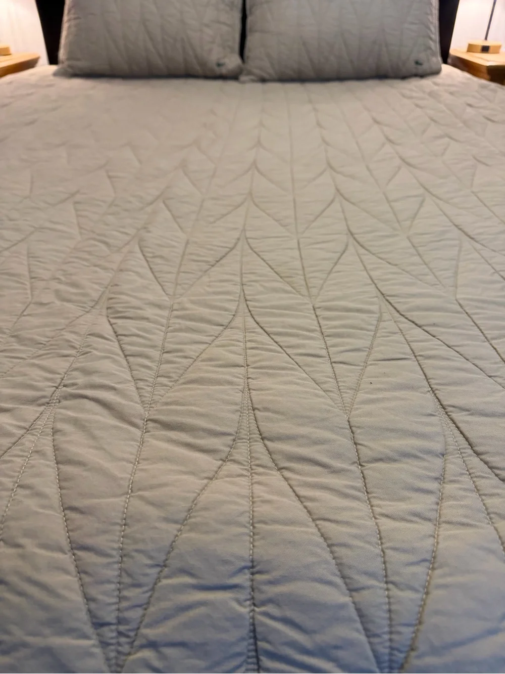 Lacoste Brand Beige/Neutral/Tan Quilt for Full/Queen Beds Soft Weave Pattern